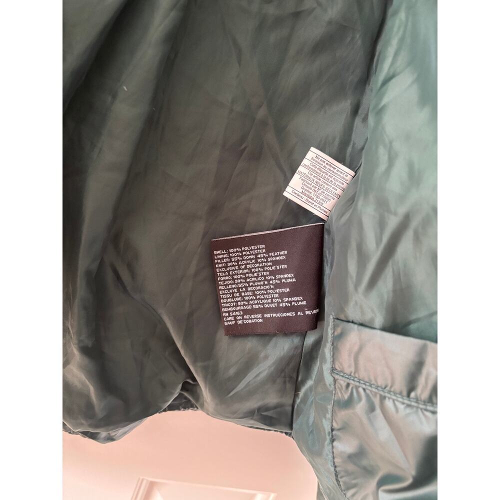 Guess Women’s Green Quilted Puffer Jacket Size M - Picture 6 of 12